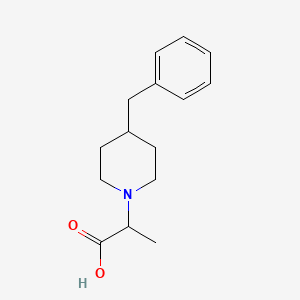 2-(4-Benzylpiperidin-1-yl)propanoic acid