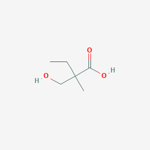 molecular formula C6H12O3 B3386004 2-(Hydroxymethyl)-2-methylbutanoic acid CAS No. 6922-55-0