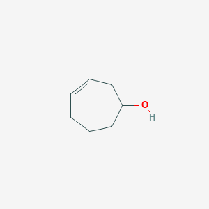 molecular formula C7H12O B3386010 3-Cyclohepten-1-ol CAS No. 6925-17-3