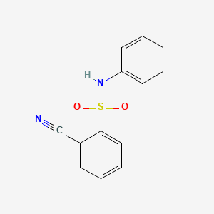 2-cyano-N-phenylbenzene-1-sulfonamide