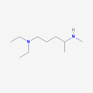 molecular formula C10H24N2 B3386068 N~1~,N~1~-Diethyl-N~4~-methylpentane-1,4-diamine CAS No. 69558-82-3