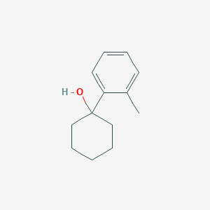 molecular formula C13H18O B3386072 1-(o-Tolyl)cyclohexan-1-ol CAS No. 6957-09-1