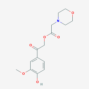 alpha-Morpholinoacetoxy-4-hydroxy-3-methoxyacetophenone