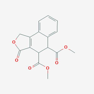 molecular formula C16H14O6 B033862 Naphtho[1,2-c]furan-4,5-dicarboxylic acid, 1,3,4,5-tetrahydro-3-oxo-, dimethyl ester CAS No. 19715-44-7