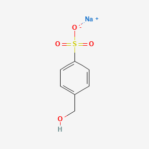 molecular formula C7H7NaO4S B3386526 Sodium 4-(hydroxymethyl)benzene-1-sulfonate CAS No. 73506-14-6