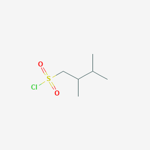 molecular formula C6H13ClO2S B3386761 2,3-Dimethylbutane-1-sulfonyl chloride CAS No. 75315-32-1