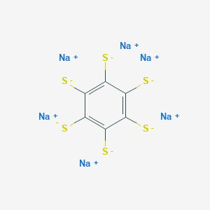 molecular formula C6Na6S6 B033868 Hexasodium benzenehexathiolate CAS No. 110431-65-7