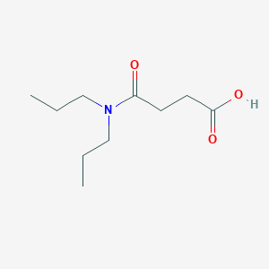 molecular formula C10H19NO3 B3386831 3-(Dipropylcarbamoyl)propanoic acid CAS No. 76197-44-9