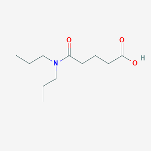 molecular formula C11H21NO3 B3386832 4-(Dipropylcarbamoyl)butanoic acid CAS No. 76197-47-2