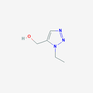 molecular formula C5H9N3O B3386911 (1-ethyl-1H-1,2,3-triazol-5-yl)methanol CAS No. 77177-13-0