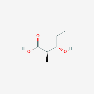 molecular formula C6H12O3 B3386917 (2R,3S)-3-hydroxy-2-methylpentanoic acid CAS No. 77302-11-5