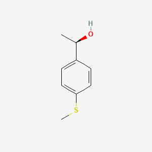 molecular formula C9H12OS B3386979 (1R)-1-[4-(methylsulfanyl)phenyl]ethan-1-ol CAS No. 781658-06-8