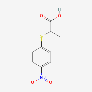2-[(4-Nitrophenyl)sulfanyl]propanoic acid