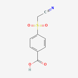 molecular formula C9H7NO4S B3387263 4-(Cyanomethanesulfonyl)benzoic acid CAS No. 797035-88-2