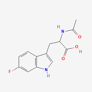 2-acetamido-3-(6-fluoro-1H-indol-3-yl)propanoic acid