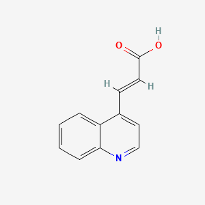 3-(Quinolin-4-yl)prop-2-enoic acid