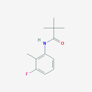 N-(3-fluoro-2-methylphenyl)-2,2-dimethylpropanamide