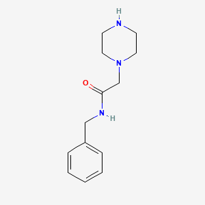 molecular formula C13H19N3O B3387462 N-benzyl-2-piperazin-1-ylacetamide CAS No. 828911-01-9