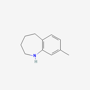 molecular formula C11H15N B3387575 8-Methyl-2,3,4,5-tetrahydro-1h-1-benzazepine CAS No. 847173-29-9