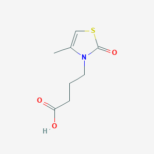4-(4-Methyl-2-oxo-2,3-dihydro-1,3-thiazol-3-yl)butanoic acid