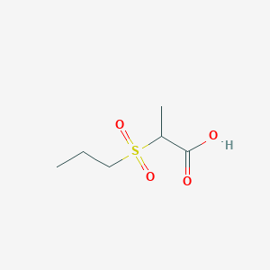 molecular formula C6H12O4S B3387979 2-(Propane-1-sulfonyl)propanoic acid CAS No. 854678-70-9