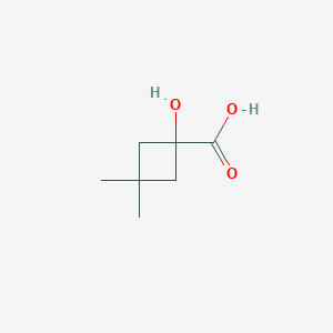 1-Hydroxy-3,3-dimethylcyclobutane-1-carboxylic acid