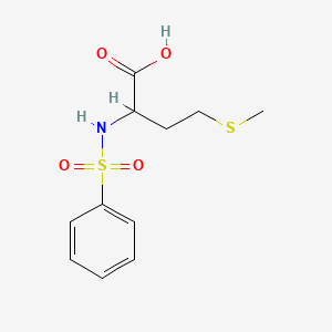 2-Benzenesulfonamido-4-(methylsulfanyl)butanoic acid