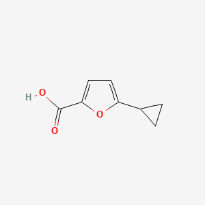 molecular formula C8H8O3 B3388148 5-Cyclopropylfuran-2-carboxylic acid CAS No. 862089-27-8
