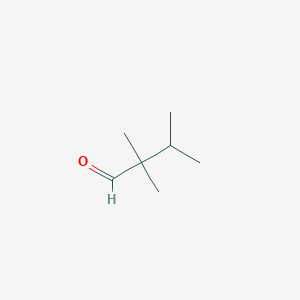 molecular formula C7H14O B3388158 2,2,3-Trimethylbutanal CAS No. 86290-37-1