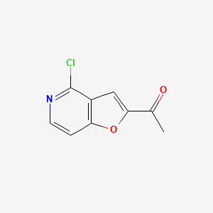 molecular formula C9H6ClNO2 B3388244 1-(4-chlorofuro[3,2-c]pyridin-2-yl)ethanone CAS No. 86518-10-7