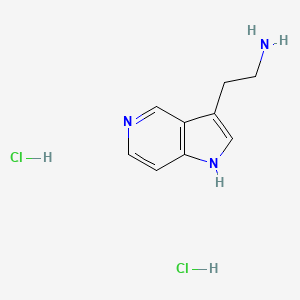molecular formula C9H13Cl2N3 B3388267 2-(1H-Pyrrolo[3,2-c]pyridin-3-yl)ethanamine dihydrochloride CAS No. 868173-88-0