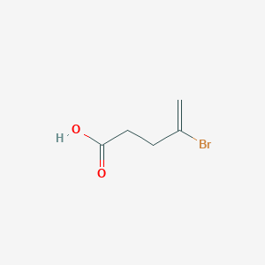 molecular formula C5H7BrO2 B3388302 4-Bromo-pent-4-enoic acid CAS No. 86953-48-2