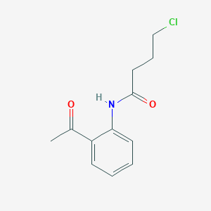 N-(2-acetylphenyl)-4-chlorobutanamide