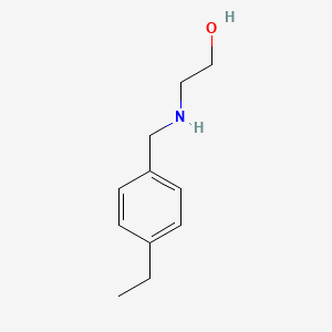 2-[(4-Ethylphenyl)methylamino]ethanol