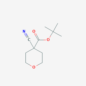 Tert-butyl 4-cyanooxane-4-carboxylate