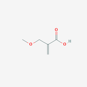 molecular formula C5H8O3 B3388349 2-(Methoxymethyl)prop-2-enoic acid CAS No. 871328-69-7