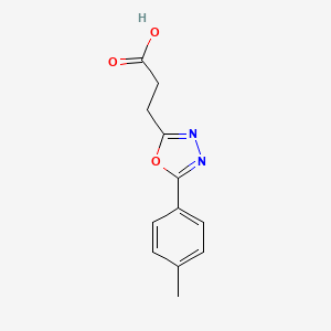 3-[5-(4-methylphenyl)-1,3,4-oxadiazol-2-yl]propanoic Acid
