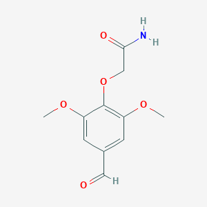 2-(4-Formyl-2,6-dimethoxyphenoxy)acetamide