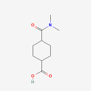 4-(Dimethylcarbamoyl)cyclohexane-1-carboxylic acid