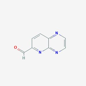 molecular formula C8H5N3O B3388435 Pyrido[2,3-b]pyrazine-6-carbaldehyde CAS No. 874279-16-0