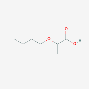 molecular formula C8H16O3 B3388489 2-(3-Methylbutoxy)propanoic acid CAS No. 875231-56-4
