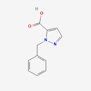 molecular formula C11H10N2O2 B3388493 1-benzyl-1H-pyrazole-5-carboxylic acid CAS No. 87581-74-6
