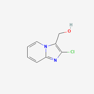 molecular formula C8H7ClN2O B3388531 (2-Chloroimidazo[1,2-a]pyridin-3-yl)methanol CAS No. 878466-60-5