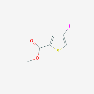 molecular formula C6H5IO2S B3388568 Methyl 4-iodothiophene-2-carboxylate CAS No. 88105-20-8