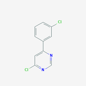 molecular formula C10H6Cl2N2 B3388588 4-Chloro-6-(3-chlorophenyl)pyrimidine CAS No. 881687-44-1