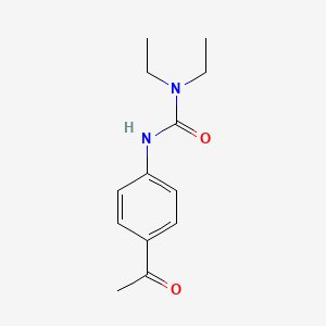 molecular formula C13H18N2O2 B3388595 1-(4-Acetylphenyl)-3,3-diethylurea CAS No. 881937-62-8