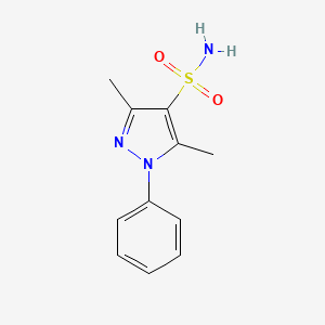3,5-Dimethyl-1-phenyl-1H-pyrazole-4-sulfonamide