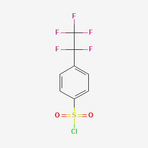 4-(Pentafluoroethyl)benzene-1-sulfonyl chloride
