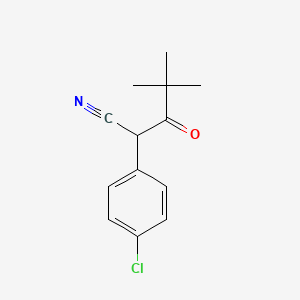 2-(4-Chlorophenyl)-4,4-dimethyl-3-oxopentanenitrile