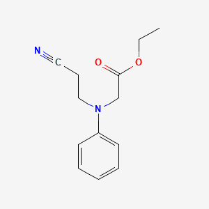 Ethyl 2-[(2-cyanoethyl)(phenyl)amino]acetate